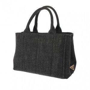 Prada Denim Black Handbag Canapa